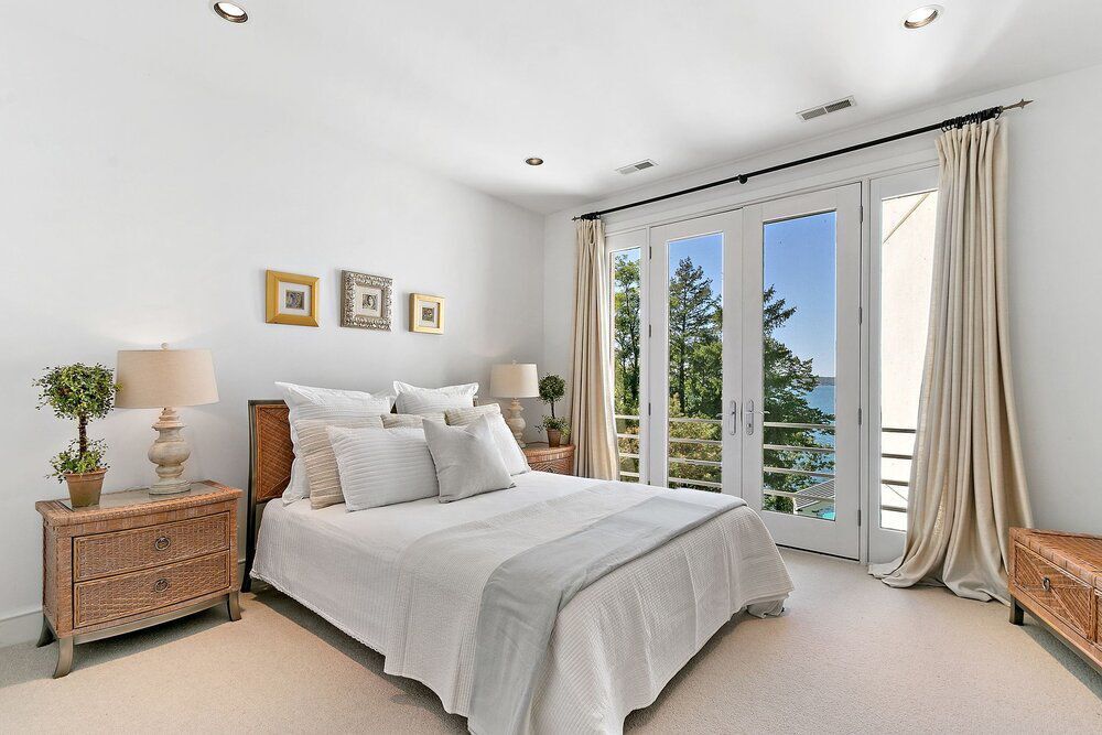 One of seven bedrooms